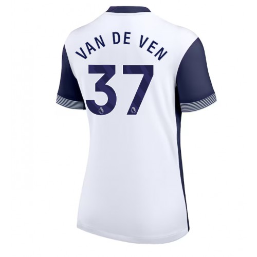 Dres Tottenham Hotspur Micky van de Ven #37 Domaci za Žensko 2024-25 Kratak Rukav